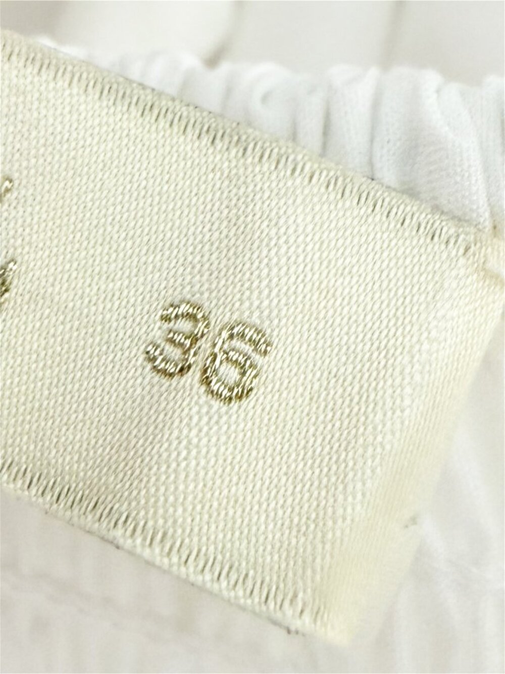 Mes Demoiselles Pyrite White Blouse Poplin Off-the-Shoulder S Coquette - Picture 8 of 11